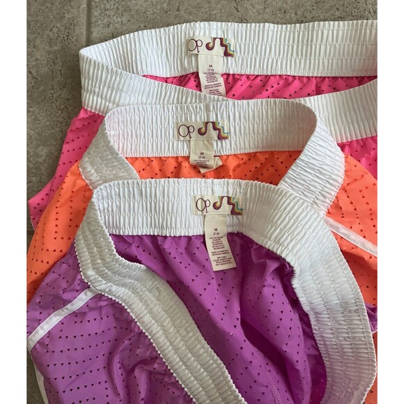 OP Lot Of 3 Size Medium Beach Pool Bikini Cover Up Shorts Vibrant Cut Out - Picture 11 of 11